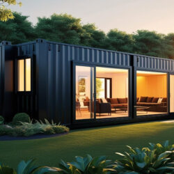 black container home